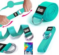 PASEK DO JOGI DŁUGI TAŚMA DO ĆWICZEŃ ROZCIĄGANIA JOGA YOGA 300cm BAWEŁNA