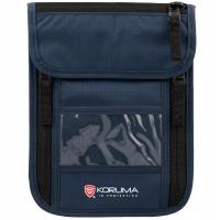 Paszportówka na Szyję Saszetka Podróżna Ochrona RFID Antykradzieżowa KORUMA