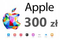 Подарочная карта Apple 300 зл iTunes Store iPhone