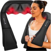 МАССАЖЕР ДЛЯ ШЕИ, ШЕИ, СПИНЫ, ТЕЛА, МАССАЖНЫЙ ПОЯС С ПОДОГРЕВОМ, МАССАЖ ШИАЦУ