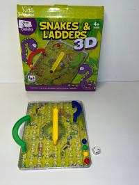 Gra angielska SNAKES & LADDERS 3D