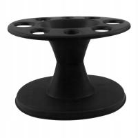 CZARNY STOJAK DO PRZECHOWYWANIA NOŻYCZEK I NARZĘDZI FRYZJERSKICH