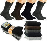 Cottonik Skarpetki Z MERYNOSA MERYNOSY WEŁNA CIEPŁE wielokolorowy