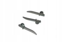 121d. Лего Замок оружие пираты сабля 2530 старый серый