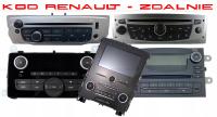 ZDALNE ROZKODOWANIE, RADIO, KOD DO RADIA RENAULT MEGANE CLIO TRAFFIC NAVI