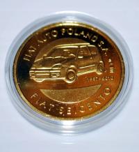 Moneta kolekcjoneraska Fiat seicento