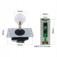 Sj Jx 2 odtwarzacze Arcade Game Led Diy Kit