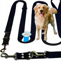 Smycz Treningowa Przepinana 5 Regulacji Długości Nitowana B.Mocna 25 mm 5m