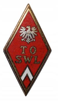 Odznaka Techniczna Oficerska Szkoła Wojsk Lotniczych wzór 1952 oryginał