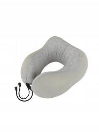 Poduszka Podróżna Memory Foam DO SAMOLOTU pianka pamięciowaBLU MOONKY SZARA