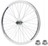 ВЕЛОСИПЕДНОЕ КОЛЕСО 28 ДЮЙМОВ ЗАДНЕЕ КОЛЕСО СВОБОДНОГО ХОДА КОНИЧЕСКОЕ АЛЮМИНИЕВОЕ V-BRAKE SILVER