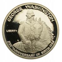 USA - Half Dollar 1982 r. - George Washington - St. L