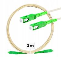 KABEL PATCHCORD ŚWIATŁOWÓD SM SC/APC 3m SIMPLEX