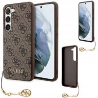 Plecki Guess do Samsung Galaxy A55 brązowy