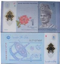 Banknot 1 Ringit 2011 ( Malezja ) - Polimer