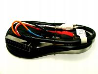 Кабель Euro SCART 4X RCA 1,2 м круглый IN-OUT