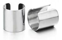 Kolczyk fake do chrząstki ucha nausznica stalowa helix srebrna