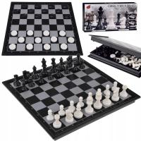 Шахматы магнитные шашки 2в1 игра-головоломка GR0620
