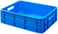 Skrzynka magazynowa pojemnik P/P 125 400x300x125 mm niebieska