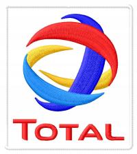 Naszywka dla fanów Total haftowana z termofolią