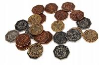 НАБОР ИЗ 24 ГНОМОВ МЕТАЛЛИЧЕСКИХ МОНЕТ LARP RPG