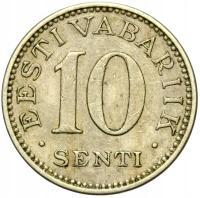 + Estonia - 10 Senti Centów 1931 - STAN !