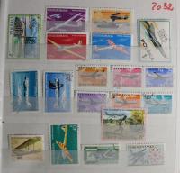 Zestaw znaczków lotnictwo samoloty Zo32