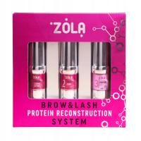 ZOLA zestaw do laminowania brwi rzęs Zola Protein Reconstruction System