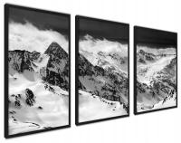 Изображения плакаты горы Панорама Татр черно-белые XL