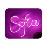 PERSONALIZOWANY NEON LED DLA DZIECKA DO POKOJU Z IMIENIEM DOWOLNE IMIĘ 50CM