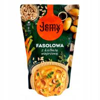 Ем фасоль со свиной колбасой 450г профи