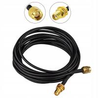 5 METRÓW PRZEDŁUŻACZ PRZEWÓD KABEL DO ANTEN WiFi GSM 4G 5G LTE ZŁĄCZE SMA