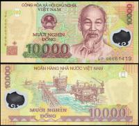 Wietnam 10000 Dong 2006 P-119a UNC Polimer
