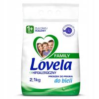 Lovela Family hipoalergiczny proszek do prania białego 2,1 kg / 28 pr Biel