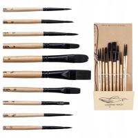 Набор кистей для рисования из нейлона 10 шт.