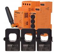 Monitor licznik energii elek. WiFi 3F 200A + gn. bezp. WI-MEF-3-200 FOX F&F