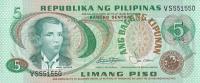 Filipiny - 5 Pesos - 1978 - P160b - St.1