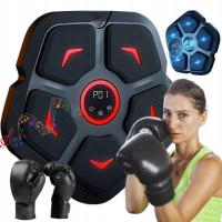 TRENAŻER BOKSERSKI NA ŚCIANĘ TARCZA BOXING MACHINE MUSIC BLUETOOTH+RĘKAWICE