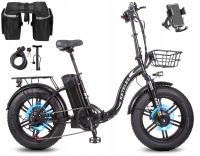 Складной электрический велосипед 2000W 23ah 45km/H двойной моторный масляный тормоз 20 