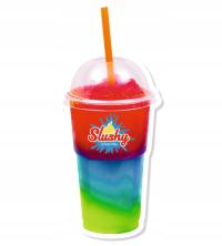 Wobbler reklamowy kubek SLUSHY granitor kiwak mały