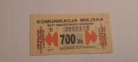 BILET OGÓLNOPOLSKI PRL 700zł (B)