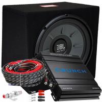 JBL STAGE SUBWOOFER 900W + Crunch GPX500.2 + Kable