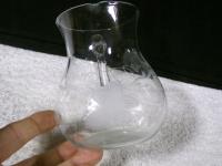 PIĘKNY PÓŁLITROWY DZBANUSZEK RĘCZNIE SZLIFOWANY