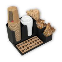 Органайзер для кофе - диспенсер для чашек с крышками и мешалками