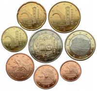 ANDORA ZESTAW 8 MONET 1 EURO CENT - 2 EURO 2018 - 2025 - MENNICZY