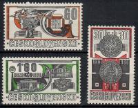 Czechosłowacja 1966 Mi 1647-1649 Czyste **