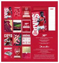 Arsenal Londyn Kalendarz 2026 kalendarz biurkowy stojący kalendarium planer