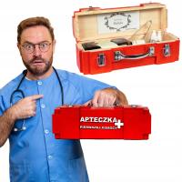 Prezent apteczka pierwszej pomocy na butelke emeryturę urodziny awans