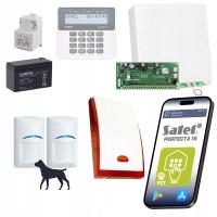 ZESTAW ALARMOWY DO DOMU 2 CZUJKI PET BOSCH PROFESJONALNY ALARM GSM SATEL