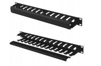 Organizer Kabli 19'' 1U Z Zaślepką Typ A Czarny